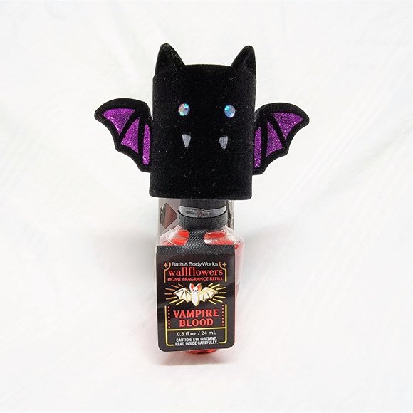 Bath & Body Works Other - BATH & BODY WORKS BLACK BAT HALLOWEEN PLUG-IN + VAMPIRE BLOOD WALLFLOWERS REFILL